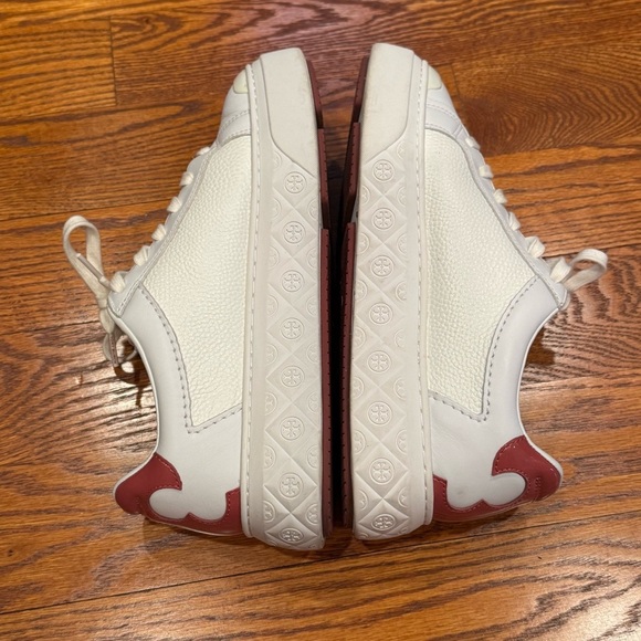 Tory Burch lady bug sneaker size 9.5 washed berry EUC - Picture 4 of 10